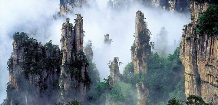 As montanhas de Tianzi na China, as montanhas do filme ‘Avatar’