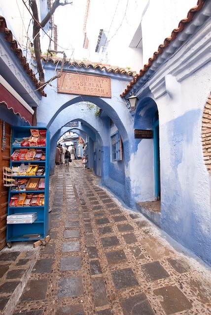 cidade azul marrocos